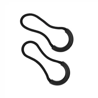 Straps & Holders - Caruba Zipper Pulls 10 Stuks Zwart ZP10PB - quick order from manufacturer