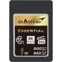 Exascend Essential CFexpress 4.0 Type A 1TB atminties kortelė su 8K Ultra HD palaikymu ir dideliais skaitymo/rašymo greičiais 900 MB/s ir 850 MB/s.