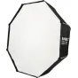 Nanlite Octagon Softbox for Mixpanel 150 - Aukštos kokybės oktagoninis softbox su reguliuojamomis juostomis ir profesionalia šviesos difuzija