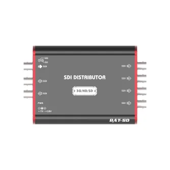 Lumantek 1x6 SDI Distributor 31229 BAT-SD - Reclocked Outputs, 3G/HD/SD-SDI, Lumantek 1x6 SDI Distributor 31229 BAT-SD - Reclocked Outputs, 3G/HD/SD-SDI,