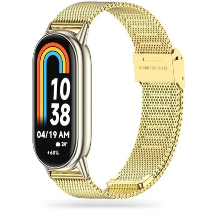 Tech-Protect watch strap MilaneseBand Xiaomi Smart Band 8, gold