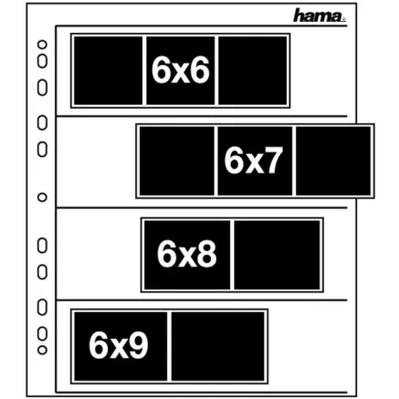 Hama Negativ Sleeves glassine matte 60x70 100 pcs 2259