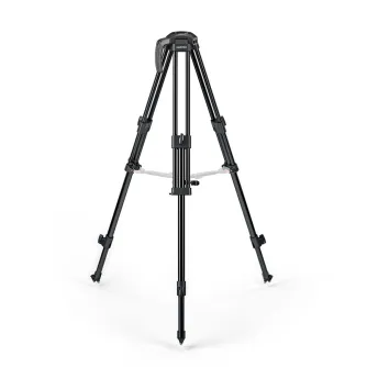 Sachtler Tripod 75/2 AL Mk II lengvas aliuminio trikojo su reguliuojamomis kojomis ir centriniu stulpeliu profesionaliam vaizdo įrašymui ir fotografijai
