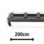 Caligri Airtube Classic 200 Softbox - 200cm pripučiamas difuzorius tubinėms šviesoms su Velcro diržų sistema