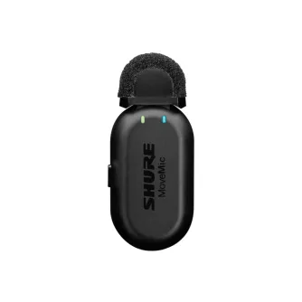 Shure MoveMic belaidis lavalier mikrofonas su vėjo apsauga ir indikatorių šviesomis Shure MoveMic belaidis lavalier mikrofonas su vėjo apsauga ir indikatorių šviesomis