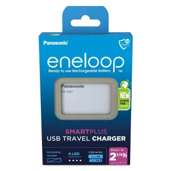 Batteries and chargers - Charger Panasonic ENELOOP BQ-CC87USB Powerbank, 2.25 h BOOM - buy today in Master Foto store and with delivery Best choise selected by experts