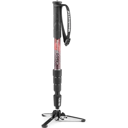 Manfrotto monopod Element MII Video MVMELMIIA4, red