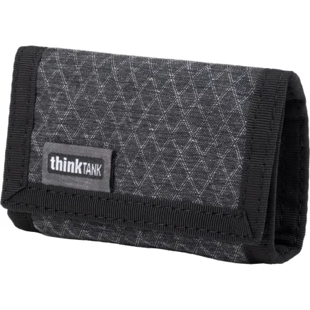 THINK TANK SECURE POCKET ROCKET MINI (WALLET WITH STRAP HOLDS 4 CF/CFE OR 6 SD/MICROSD) SLATE BLACK 740227