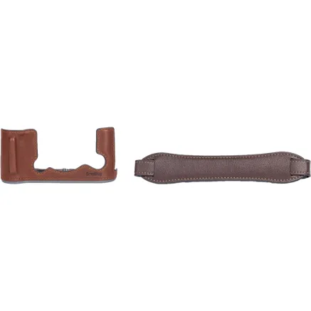 SMALLRIG 4710 LEATHER HALF CASE KIT FOR FUJIFILM X-T50 BROWN 4710