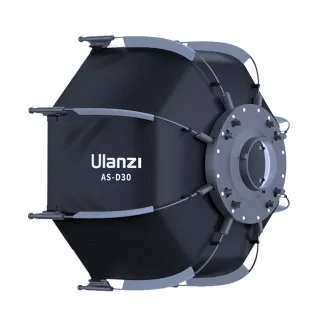 Adapters for lens - Ulanzi AS D30 Octagonal Softbox With Mini Bowens Mount And Grid 30cm L083GBB1 - quick order from manufacturer