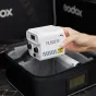 Monolight Style - Godox ML60II BI Portable LED Light Bi Color with AK B01 Holding Handle and Battery Support Kit ML60IIBI Kit1 - quick order from manufacturer