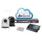 Datavideo BDL-1608 NDI hibridinis klasės rinkinys su iCAST 10NDI komutatoriumi, TPC-700 jutikliniu pultu, dviem PTC-140NDI PTZ kameromis ir CAP-2 HDMI į USB įrenginiu hibridiniams renginiams