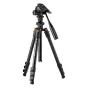 Video Tripods - K&F Concept K234A0 video tripod with 3D head and phone holder - quick order from manufacturer