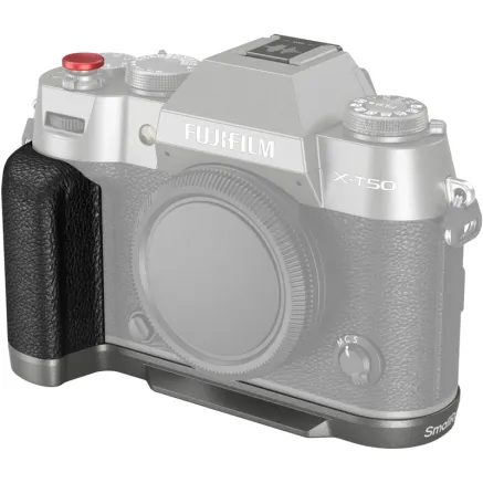 SMALLRIG 4712 SILICONE L-SHAPE HANDLE FOR FUJIFILM X-T50 CHARCOAL SILVER 4712