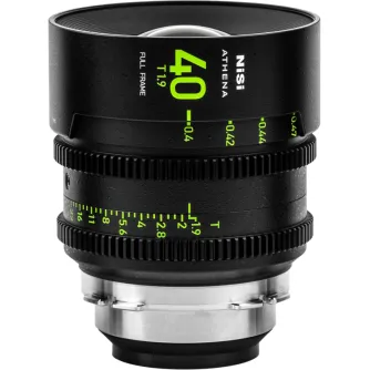 CINEMA Video Lenses - NISI CINE LENS ATHENA PRIME 40MM T1.9 E-MOUNT (WITHOUT DROP-IN FILTER) 40 T1.9 E (NO DIF) - quick order from manufacturer