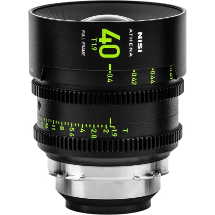 NISI CINE LENS ATHENA PRIME 40MM T1.9 G-MOUNT (WITHOUT DROP-IN FILTER) 40 T1.9 G (NO DIF)