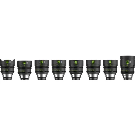 NISI CINE LENS SET ATHENA PRIME MASTER (8 LENSES) E-MOUNT MASTER SET E