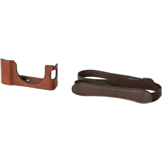 Camera Protectors - SMALLRIG 4699 LEATHER HALF CASE KIT FOR FUJIFILM X100VI (BROWN) 4699 - quick order from manufacturer