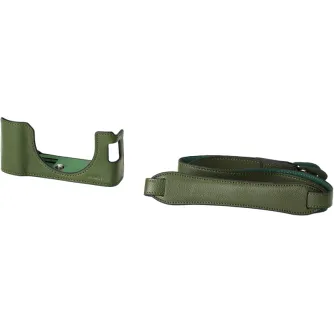 Camera Protectors - SMALLRIG 4701 LEATHER HALF CASE KIT FOR FUJIFILM X100VI (GREEN) 4701 - quick order from manufacturer