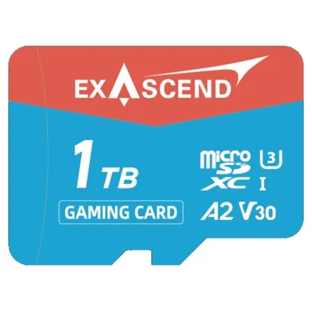 Exascend UHS-I microSD Card Series 1TB Gaming EX1TUSDU1-NS