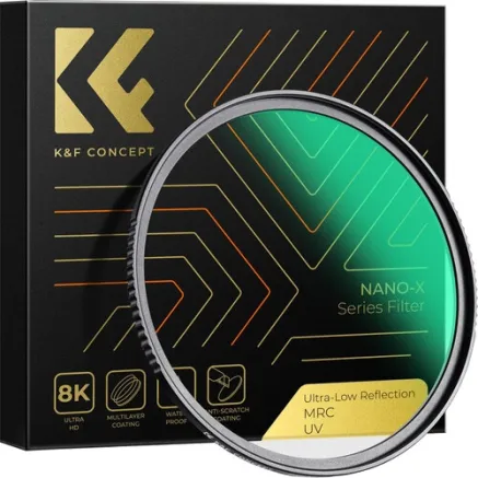 K&F 67MM,NANO-X series ultra-low reflection UV filter KF01.2465