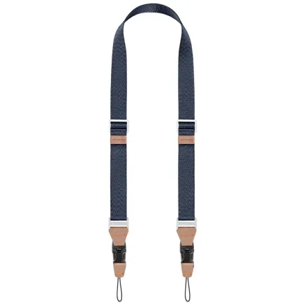 K&F Camera neck strap32mm blue condensed polymer material webbing, 4 aluminum alloy square buckles KF13.115V2