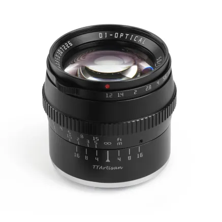TTArtisan APS-C 50mm f1.2 Lens for M43 Cameras A19B