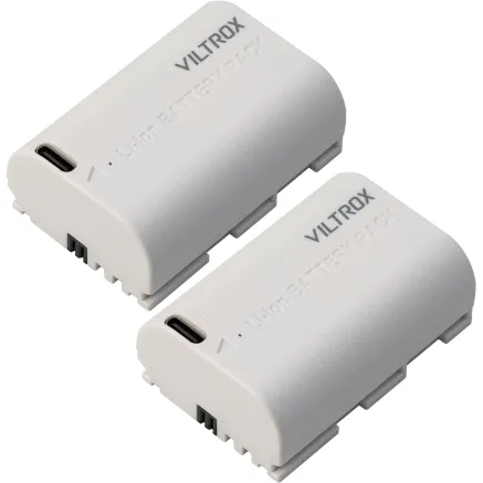 Viltrox TLP-E6 Rechargeable Battery for Canon Cameras 2400mAh 7.2V TLP-E6