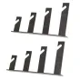 BRESSER MB-18 Wall Brackets for 4 Background Rolls