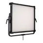 NANLUX Dyno 1200C RGBWW LED Soft Panel Light su reguliuojamu laikikliu ir difuzoriumi profesionaliam apšvietim