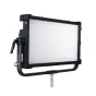 NANLUX Dyno 650C RGBWW LED minkštas panelis su reguliuojamu laikikliu ir baltu difuzoriumi