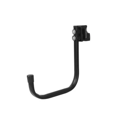 Filmcart Steel Single black pipe hook + Quick clamp with threaded hole and adapter
