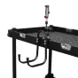 Holders Clamps - Filmcart Steel Double black pipe hook +2x Quick clamp with threaded hole and adapter - quick order from manufacturer
