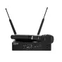 Shure QLXD24/KSM9-H51 belaidė mikrofonų sistema su rankiniu siųstuvu ir QLXD4 imtuvu, dviem antenomis, skaitmeniniu ekranu ir profesionalia garso kokybe