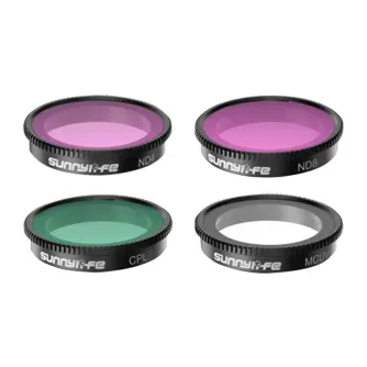 Accessories for Action Cameras - Set of 4 filters MCUV+CPL+ND4+ND8 Sunnylife for Insta360 GO 3/2 IST-FI9316 - quick order from manufacturer
