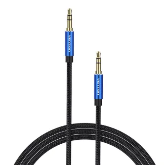 Audio cables, adapters - Cable Audio 3.5mm mini jack Vention BAWLF 1m blue BAWLF - quick order from manufacturer