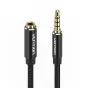 Audio cables, adapters - Cable Audio TRRS 3.5mm Male to 3.5mm Female Vention BHCBI 3m Black BHCBI - quick order from manufacturer