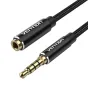 Audio cables, adapters - Cable Audio TRRS 3.5mm Male to 3.5mm Female Vention BHCBJ 5m Black BHCBJ - quick order from manufacturer