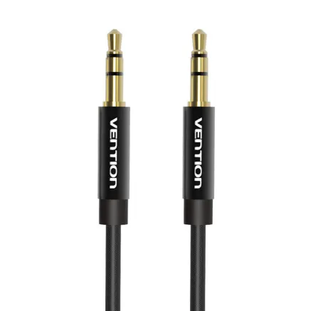 Cable Audio 3.5mm mini jack Vention BAGBD 0.5m Black Metal BAGBD