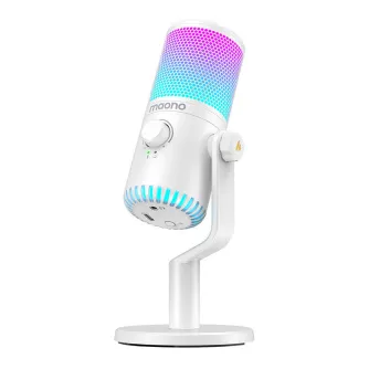 Podcast Microphones - Gaming Microphone Maono DM30RGB (white) DM30RGB white - quick order from manufacturer