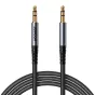Audio cables, adapters - Joyroom SY-A09 AUX cable 3.5mm mini jack to 3.5mm mini jack, braided, 1.2m (black) SY-A08 - quick order from manufacturer