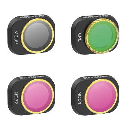 4 Lens Filters MCUV, CP, ND32/64 Sunnylife for DJI MINI 4 PRO N4P-FI729