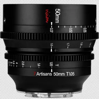 CINEMA Video Lenses - 7Artisans Vision 50mm T1.05 Sony E - quick order from manufacturer