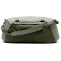 Peak Design Travel Duffel 80L sage spalvos - Erdvus kelioninis krepšys su apsauga nuo oro, daugybe kišenių ir paminkštinta petneša kasdieniams daiktams.