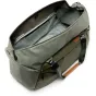 Peak Design Travel Duffel 80L šalavijų žalia, erdvus vidus su tinklo kišene, patvarus vandeniui atsparus audinys, paminkštintas rankena su odos apdaila ir nuimama dirželis su metaliniais sagtimis.