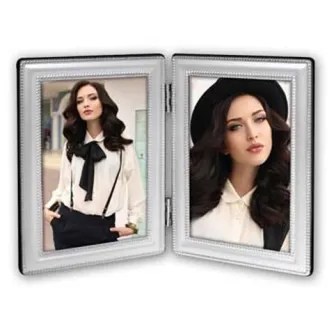 Zep sidabrinis foto rėmas su 2x10x15 cm dalimis - elegantiška dovana fotografams Zep sidabrinis foto rėmas su 2x10x15 cm dalimis - elegantiška dovana fotografams