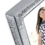 Zep Sidabruotas fotoramka 13x18 cm su tekstūrine metaline apdaila ir elegantiu dizainu