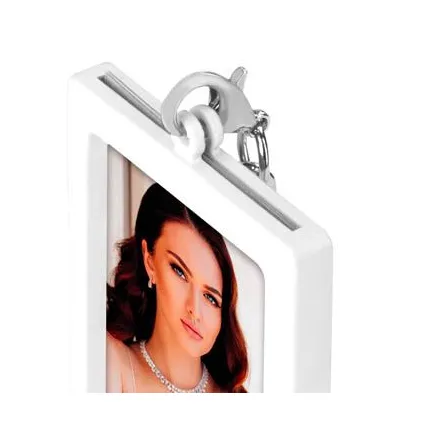 Zep Photo Keychain AA9W White 35x45 mm