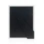 Zep Photo Frame UT7718 Coira White 13x18/18x24 cm nugarinė pusė su baltu rėmeliu ir pritvirtintu juodu stovu