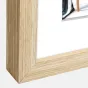 Zep V5920N Niki Natural 15x15 / 20x20 cm nuotraukų rėmelis su natūralia medžio apdaila ir balta matinė apdaila